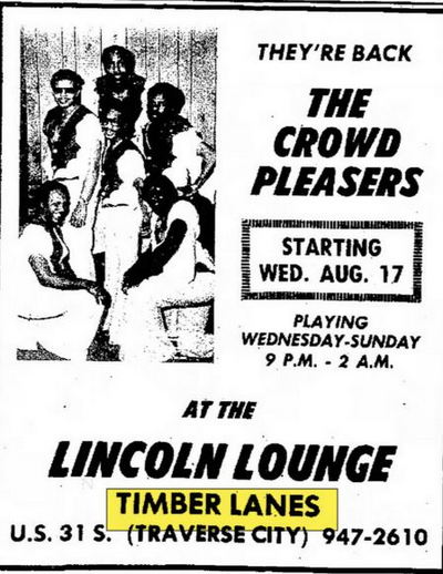 Timber Lanes - Aug 1977 Ad (newer photo)